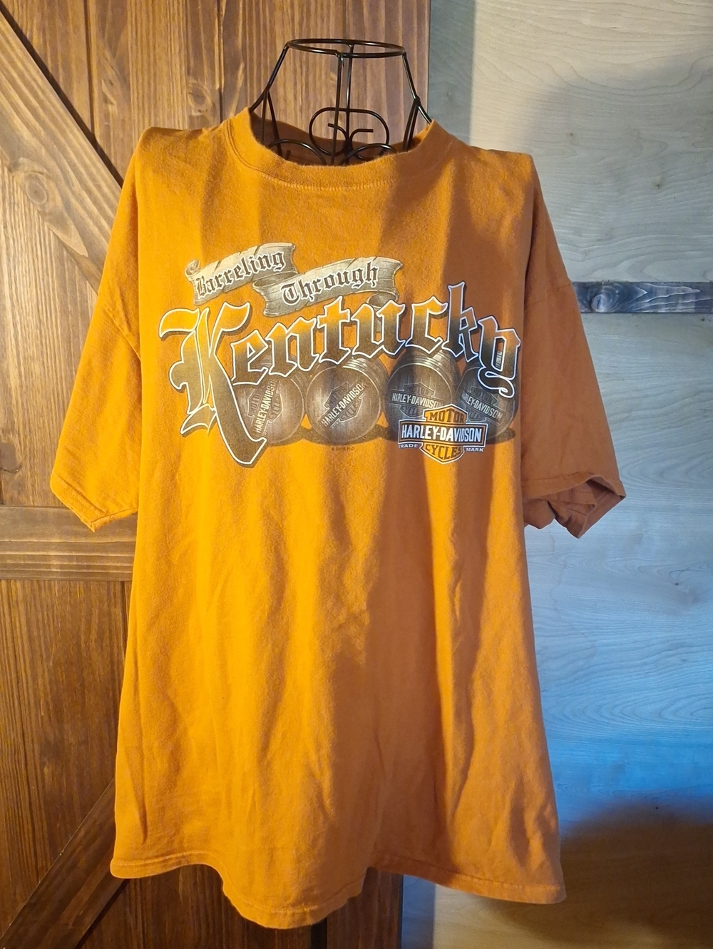 Harley-Davidson Orange Kentucky Graphic Short Sleeve Tee